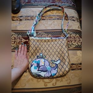 Vera Bradley Happy Whale Crossbody